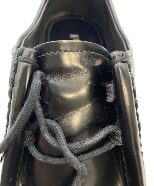 PRADA（プラダ）PRADA (プラダ) ダイアパソン オペークブラッシュドレザーシューズ ブラック サイズ:10　2/1の古着・服飾アイテム