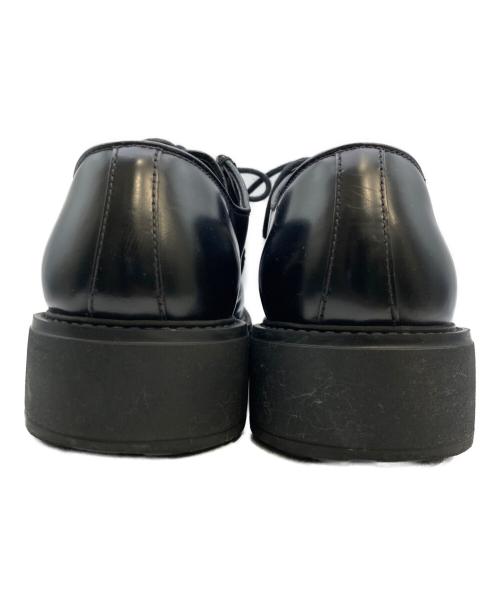 PRADA（プラダ）PRADA (プラダ) ダイアパソン オペークブラッシュドレザーシューズ ブラック サイズ:10　2/1の古着・服飾アイテム