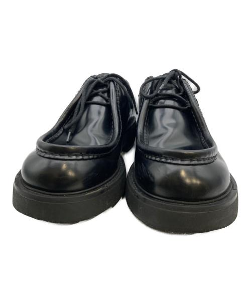 PRADA（プラダ）PRADA (プラダ) ダイアパソン オペークブラッシュドレザーシューズ ブラック サイズ:10　2/1の古着・服飾アイテム