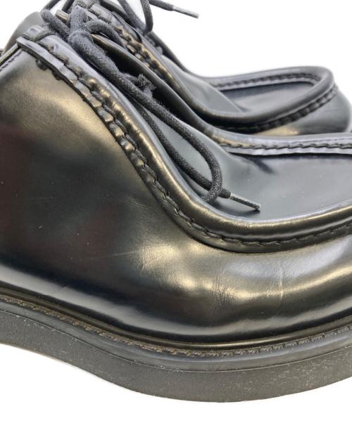 PRADA（プラダ）PRADA (プラダ) ダイアパソン オペークブラッシュドレザーシューズ ブラック サイズ:10　2/1の古着・服飾アイテム