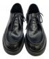 PRADA (プラダ) ダイアパソン オペークブラッシュドレザーシューズ ブラック サイズ:10　2/1：50000円