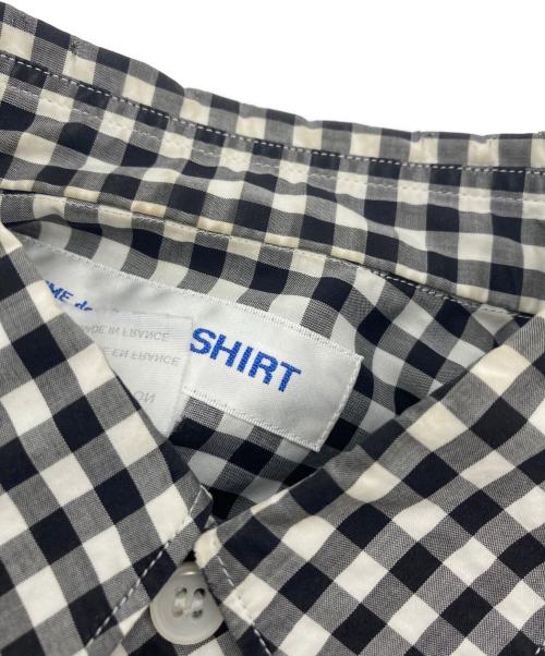 COMME des GARCONS SHIRT（コムデギャルソンシャツ）COMME des GARCONS SHIRT (コムデギャルソンシャツ) FOREVER ギンガムチェックシャツ ブラック×ホワイト サイズ:Sの古着・服飾アイテム