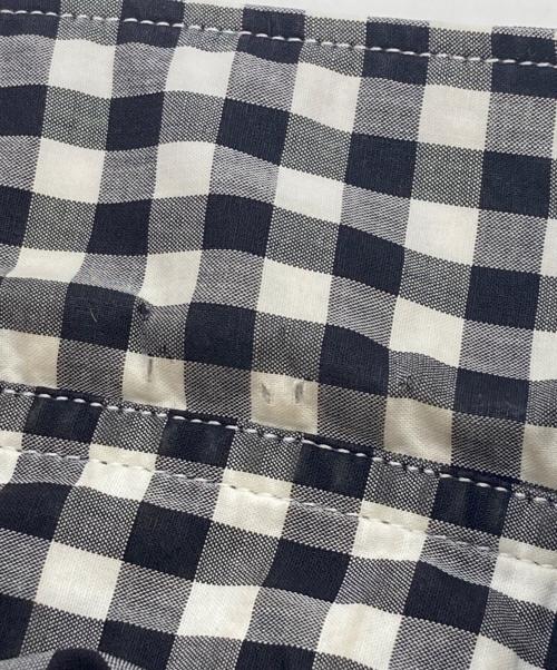 COMME des GARCONS SHIRT（コムデギャルソンシャツ）COMME des GARCONS SHIRT (コムデギャルソンシャツ) FOREVER ギンガムチェックシャツ ブラック×ホワイト サイズ:Sの古着・服飾アイテム