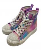 MARC JACOBSマークジェイコブス）の古着「The Airbrush Canvas Sneaker」｜ピンク×ブルー