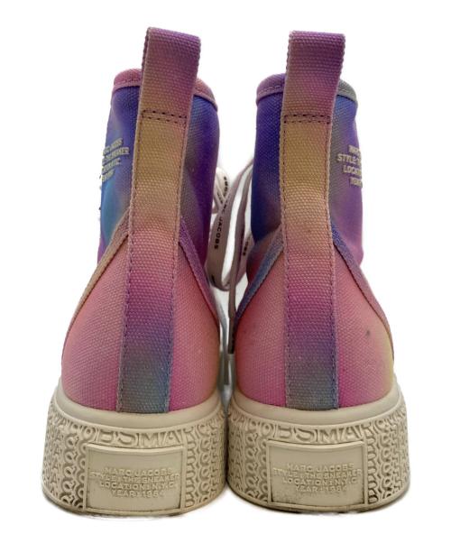 MARC JACOBS（マークジェイコブス）MARC JACOBS (マークジェイコブス) The Airbrush Canvas Sneaker ピンク×ブルー サイズ:35の古着・服飾アイテム