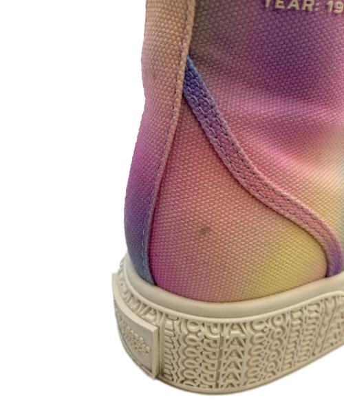 MARC JACOBS（マークジェイコブス）MARC JACOBS (マークジェイコブス) The Airbrush Canvas Sneaker ピンク×ブルー サイズ:35の古着・服飾アイテム