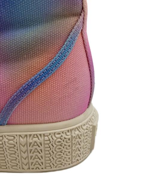 MARC JACOBS（マークジェイコブス）MARC JACOBS (マークジェイコブス) The Airbrush Canvas Sneaker ピンク×ブルー サイズ:35の古着・服飾アイテム