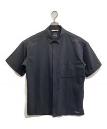 NANGA（ナンガ）の古着「DOT AIR CLOTH COMFY SS SHIRT/ドットエアークロスコンフィー ショートスリーブシャツ」｜グレー