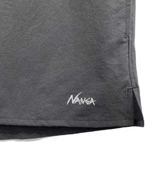 NANGA（ナンガ）NANGA (ナンガ) DOT AIR CLOTH COMFY SS SHIRT/ドットエアークロスコンフィー ショートスリーブシャツ グレー サイズ:JPN L/USA M/EUR Mの古着・服飾アイテム