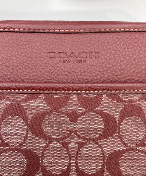 COACH（コーチ）COACH (コーチ) サリバン クロスボディ‐/ ショルダーバッグ ワインレッドの古着・服飾アイテム