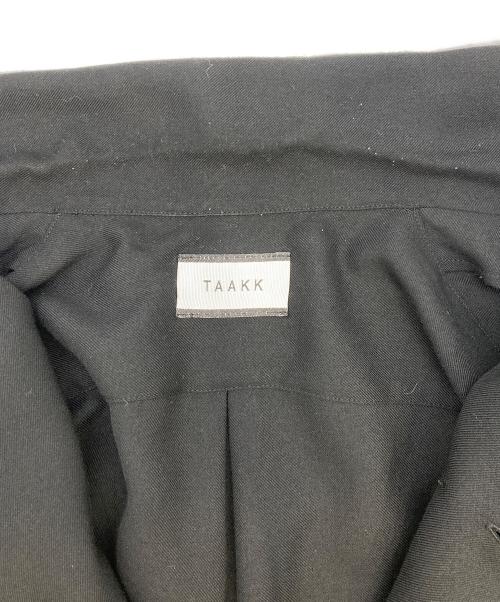 TAAKK（ターク）TAAKK (ターク) PINTKCK SHIRT ブラック サイズ:2の古着・服飾アイテム