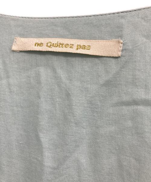 ne quittez pas（ヌキテパ）ne quittez pas (ヌキテパ) コットン カシュクール刺繍ワンピース グリーン サイズ:記載なしの古着・服飾アイテム