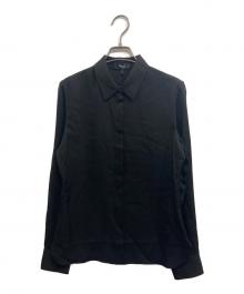 theory（セオリー）の古着「シルククラシックフィットシャツ Modern Georgette」｜ブラック
