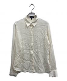 theory（セオリー）の古着「シルククラシックフィットシャツ Modern Georgette」｜ホワイト