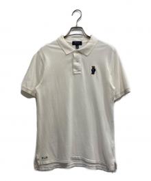 POLO RALPH LAUREN（ポロ・ラルフローレン）の古着「ポロベアワッペン ポロシャツ」｜ホワイト