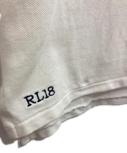 POLO RALPH LAUREN（ポロ・ラルフローレン）POLO RALPH LAUREN (ポロ・ラルフローレン) ポロベアワッペン ポロシャツ ホワイト サイズ:Lの古着・服飾アイテム