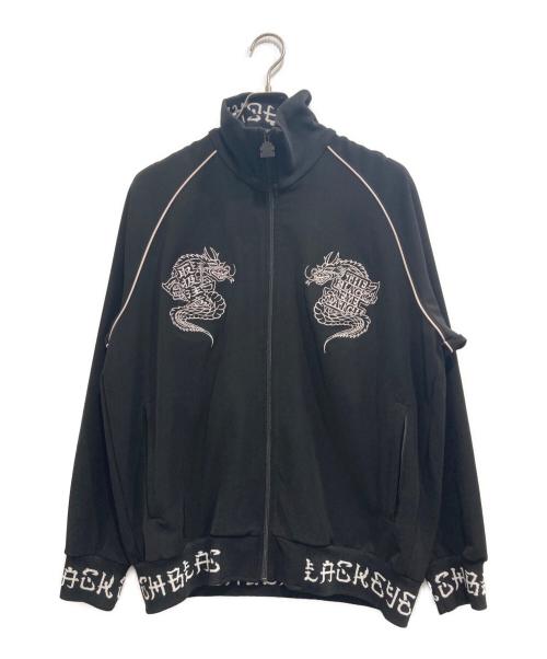 BlackEyePatch（ブラックアイパッチ）BlackEyePatch (ブラックアイパッチ) Dragon Jersey Track Jacket ブラック サイズ:Lの古着・服飾アイテム