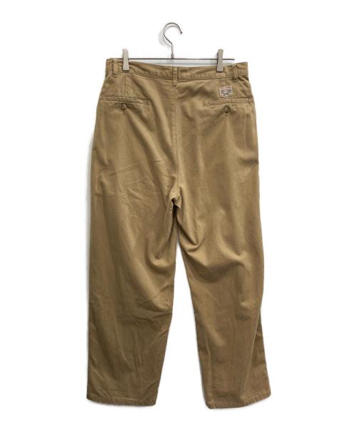 POLO RALPH LAUREN（ポロ・ラルフローレン）POLO RALPH LAUREN (ポロ・ラルフローレン) 2タック チノトラウザー ベージュ サイズ:32の古着・服飾アイテム