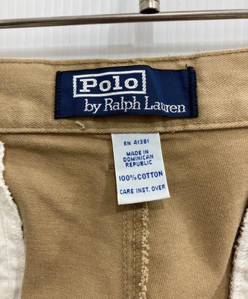 POLO RALPH LAUREN（ポロ・ラルフローレン）POLO RALPH LAUREN (ポロ・ラルフローレン) 2タック チノトラウザー ベージュ サイズ:32の古着・服飾アイテム
