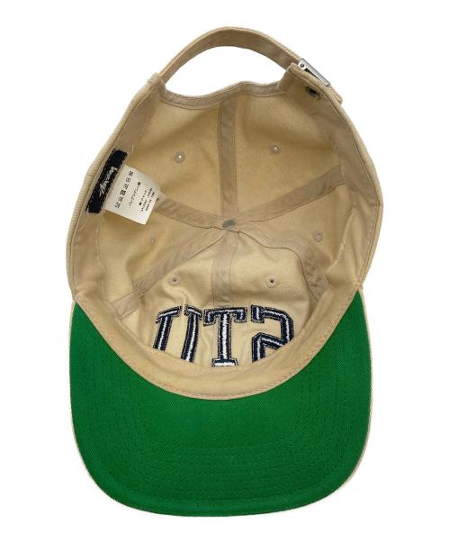 stussy（ステューシー）stussy (ステューシー) STU Arch Strapback Cap ベージュの古着・服飾アイテム