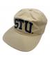 stussy（ステューシー）の古着「STU Arch Strapback Cap」｜ベージュ
