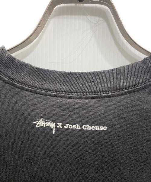 stussy（ステューシー）stussy (ステューシー) Josh Cheuse (ジョシュ チューズ) 00s Josh Cheuse フォトTシャツ ブラック サイズ:Mの古着・服飾アイテム