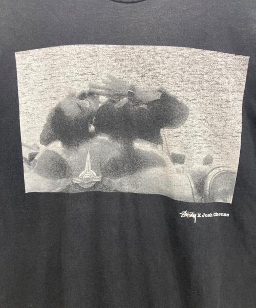 stussy（ステューシー）stussy (ステューシー) Josh Cheuse (ジョシュ チューズ) 00s Josh Cheuse フォトTシャツ ブラック サイズ:Mの古着・服飾アイテム