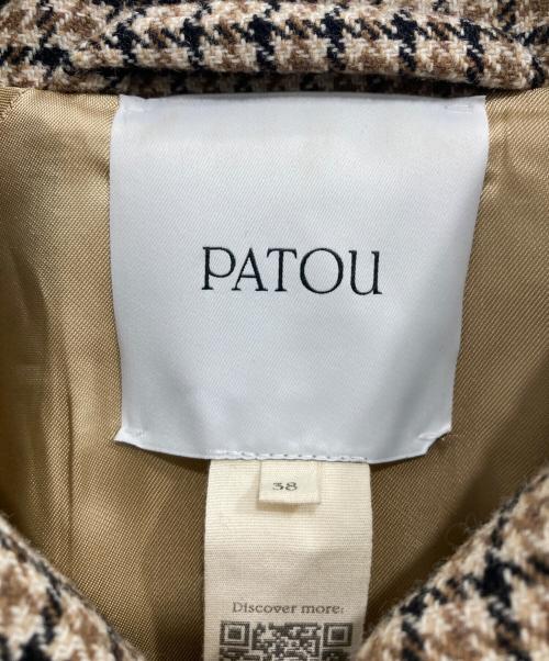 patou（パトゥ）patou (パトゥ) リサイクルウールブレンド ライトウェイト ボンバー ベージュ サイズ:38の古着・服飾アイテム