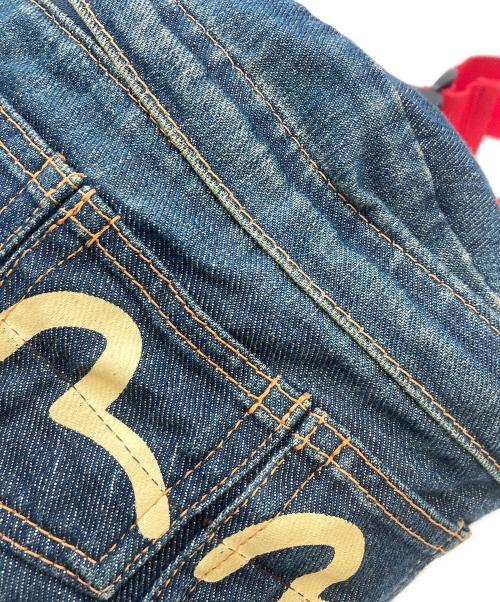 EVISU（エヴィス）EVISU (エヴィス) 5ポケット デニムウエストポーチ/5連カモメ デニムウエストポーチ インディゴの古着・服飾アイテム