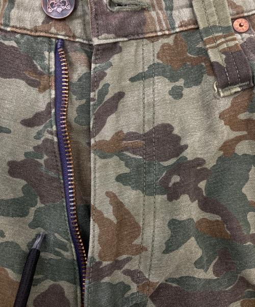 Evisu Jeans（エヴィスジーンズ）Evisu Jeans (エヴィスジーンズ) 初期 牛タグ アーミーボンテージ パンツ グリーン サイズ:33の古着・服飾アイテム