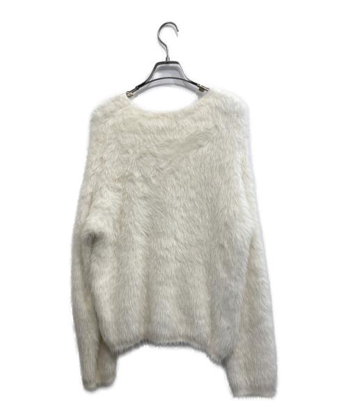 toteme（トーテム）toteme (トーテム) BOXY ALPACA KNIT ホワイト サイズ:Sの古着・服飾アイテム