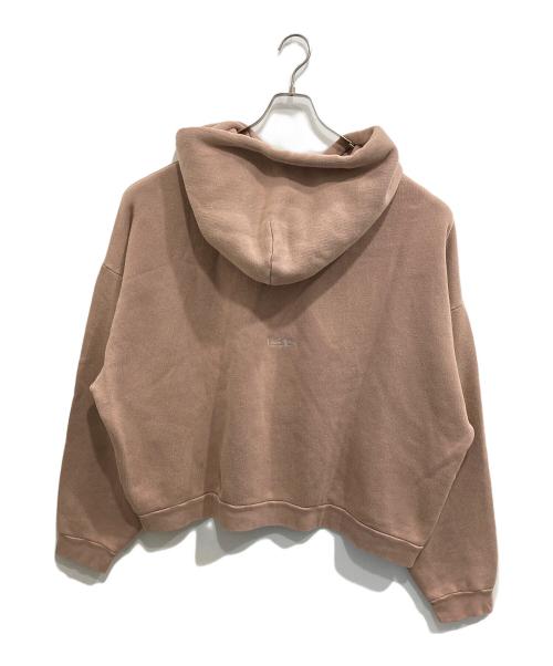 Acne studios（アクネ ストゥディオズ）Acne studios (アクネ ストゥディオズ) ガーメントダイ プルオーバー/Back Logo Patch Hooded SweatShirt ピンク サイズ:メンズ L/レディース XLの古着・服飾アイテム