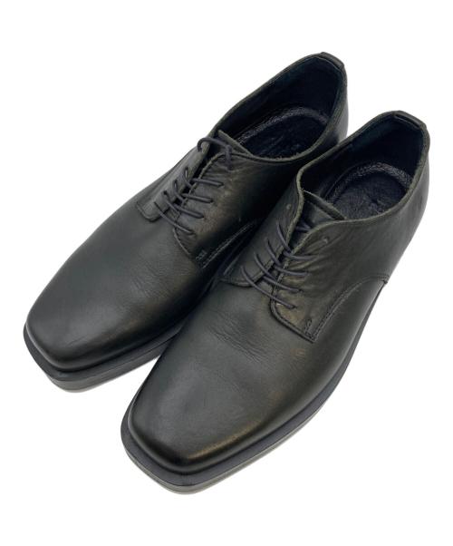 PADRONE（パドローネ）PADRONE (パドローネ) BL SQUARE DERBY SHOES ブラック サイズ:41の古着・服飾アイテム