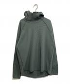 GOLDWINゴールドウイン）の古着「WF Light L/S Hoodie/ワッフルライトロングスリーブフーディー」｜グレー