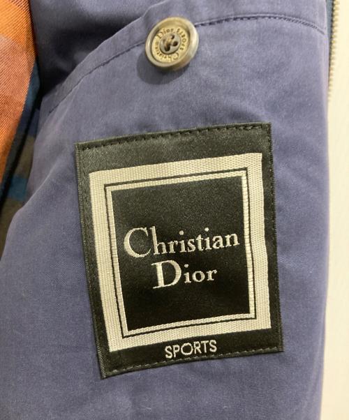 Christian Dior Sports（クリスチャン ディオールスポーツ）Christian Dior Sports (クリスチャン ディオールスポーツ) ハリントンジャケット ネイビー サイズ:Lの古着・服飾アイテム