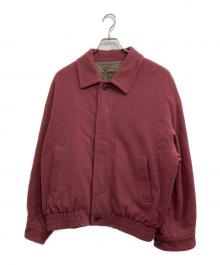 Christian Dior Sports（クリスチャン ディオールスポーツ）の古着「ウール比翼ブルゾン」｜レッド