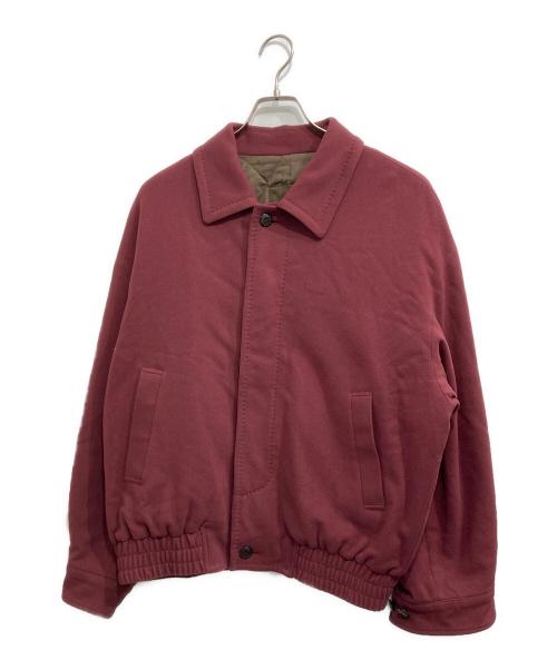 Christian Dior Sports（クリスチャン ディオールスポーツ）Christian Dior Sports (クリスチャン ディオールスポーツ) ウール比翼ブルゾン レッド サイズ:LLの古着・服飾アイテム