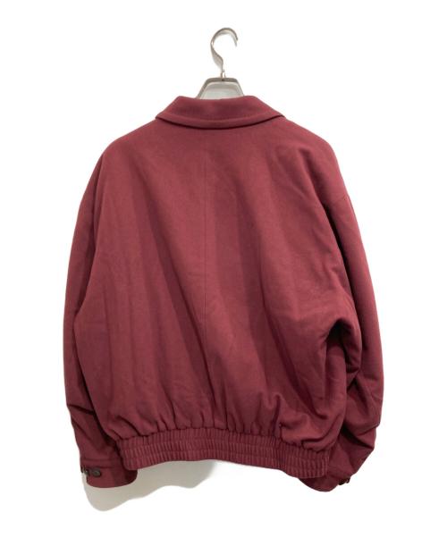 Christian Dior Sports（クリスチャン ディオールスポーツ）Christian Dior Sports (クリスチャン ディオールスポーツ) ウール比翼ブルゾン レッド サイズ:LLの古着・服飾アイテム