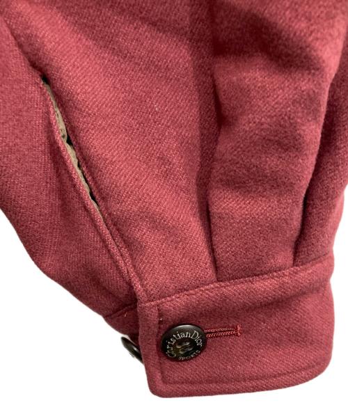 Christian Dior Sports（クリスチャン ディオールスポーツ）Christian Dior Sports (クリスチャン ディオールスポーツ) ウール比翼ブルゾン レッド サイズ:LLの古着・服飾アイテム