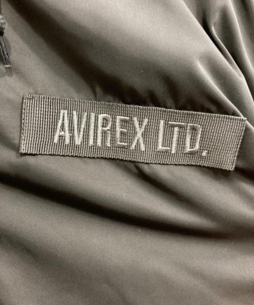 AVIREX（アヴィレックス）AVIREX (アヴィレックス) 中綿フーデッドジャケット ブラック サイズ:2XLの古着・服飾アイテム
