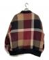 BLACK LABEL CRESTBRIDGE (ブラックレーベル クレストブリッジ) ウール混チェックボンバージャケット レッド×ベージュ サイズ:3L：18000円