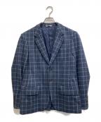 PAUL SMITHポールスミス）の古着「チェック 2Bテーラードジャケット」｜ネイビー
