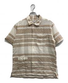 Engineered Garments（エンジニアド ガーメンツ）の古着「Camp Shirt  CP Ethnic Dobby Stripe」｜ベージュ