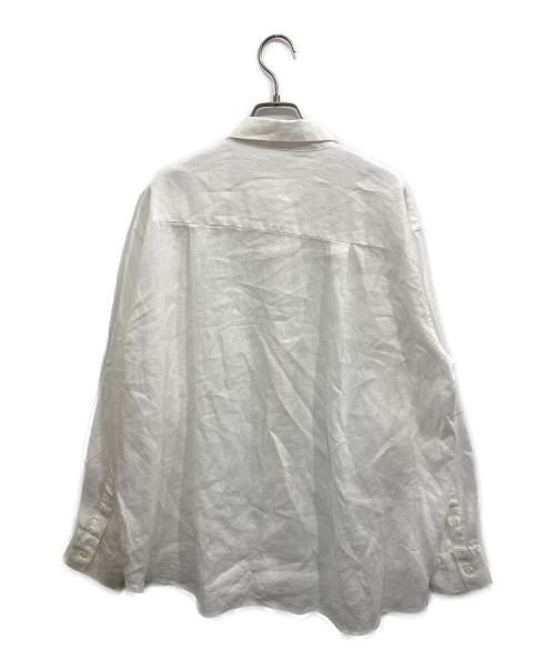 IENA（イエナ）IENA (イエナ) リネンオーバーサイズシャツ ホワイト サイズ:38の古着・服飾アイテム