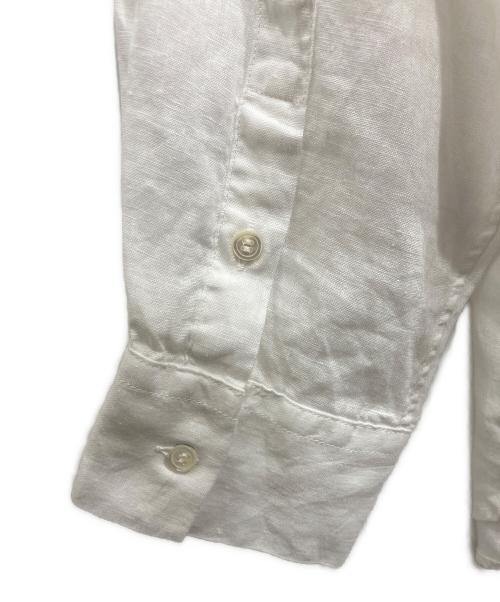 IENA（イエナ）IENA (イエナ) リネンオーバーサイズシャツ ホワイト サイズ:38の古着・服飾アイテム