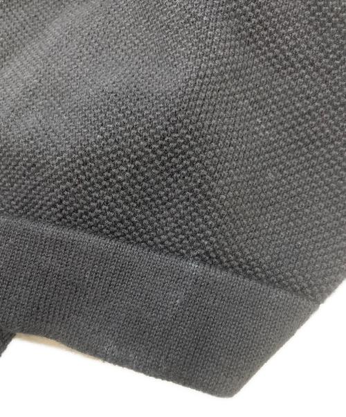 FRED PERRY（フレッドペリー）FRED PERRY (フレッドペリー) ストライプド ニット シャツ ブラック サイズ:Mの古着・服飾アイテム