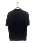 FRED PERRY (フレッドペリー) ストライプド ニット シャツ ブラック サイズ:M：7000円