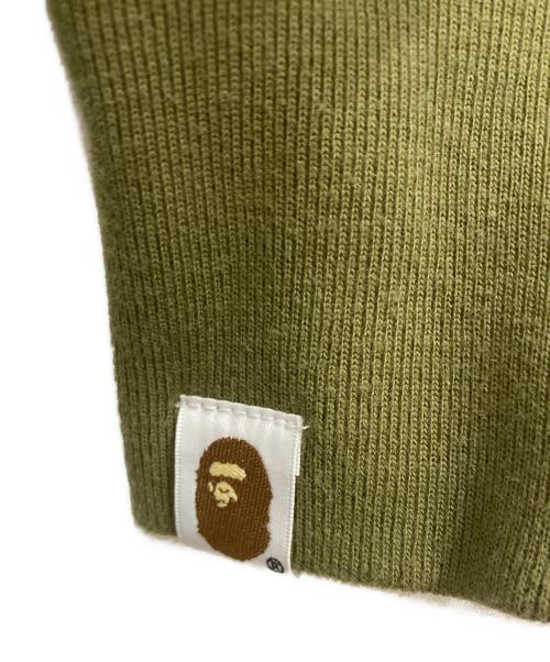 A BATHING APE（アベイシングエイプ）A BATHING APE (アベイシングエイプ) 1st Camo Shark Zip Hoodie オリーブ サイズ:Lの古着・服飾アイテム