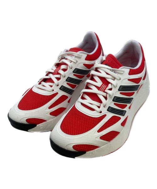adidas（アディダス）adidas (アディダス) アディゼロ アルク / Adizero Aruku ホワイト×レッド サイズ:26cm/US8/UK7.5の古着・服飾アイテム