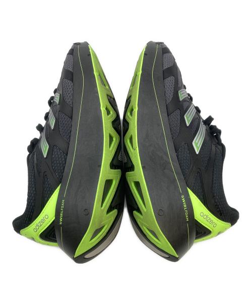 adidas（アディダス）adidas (アディダス) アディゼロ アルク/ Adizero Aruku ブラック×グリーン サイズ:26.5cm/US8.5/UK8/FR42の古着・服飾アイテム